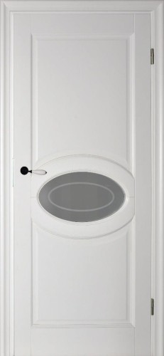Drzwi wewnętrzne białe Matys Barański z ościeżnicą lakierowane[z ekspozycji]