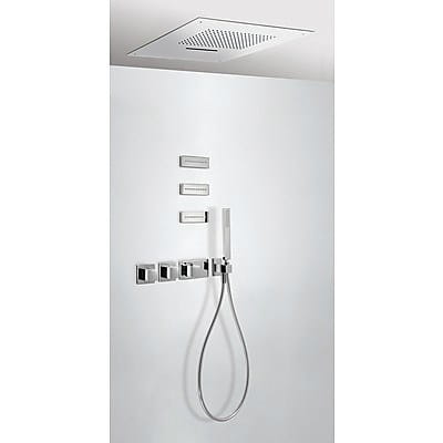 Zestaw natryskowy czterodrożny z baterią termostatyczną BLOC SYSTEM